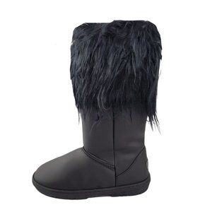 Holly Long Covered Rain Winter Warm Tall Snow Boots